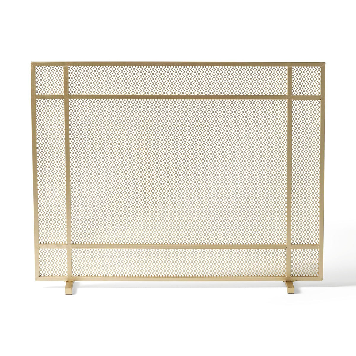 Black Metal Fireplace Screen K34251