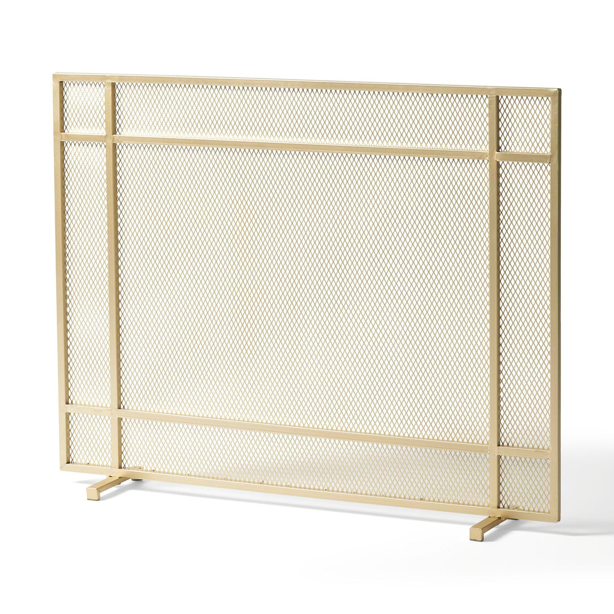 Black Metal Fireplace Screen K34251