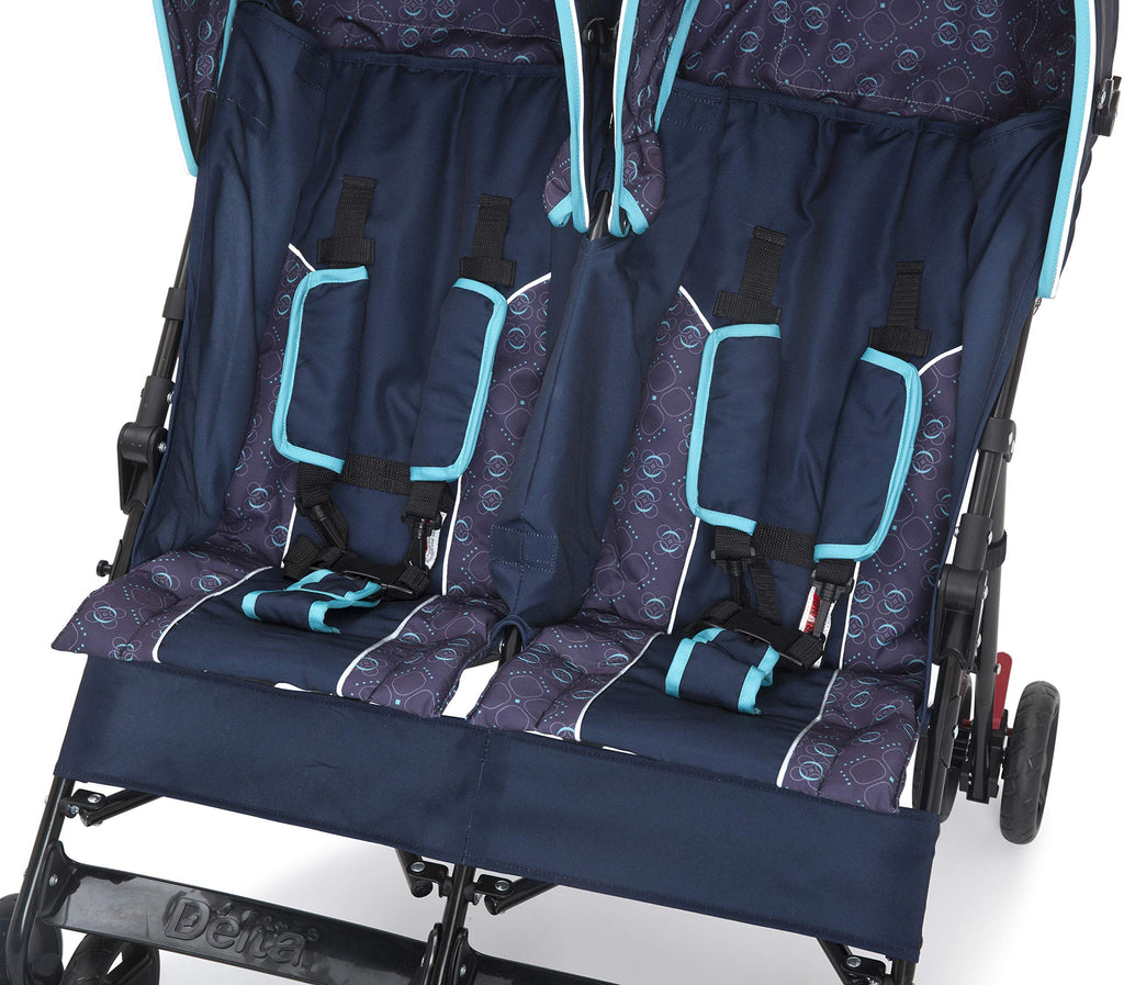 Side by Side Stroller with Recline, Storage & Compact Fold R66807
